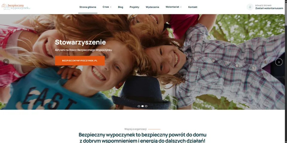Podgląd strony Bezpieczny Wypoczynek