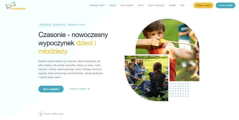 Podgląd strony Czasonie